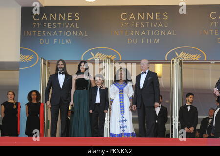17. Mai, 2018 - Cannes Nadine Labaki besucht das 71. Festival von Cannes 2018. Stockfoto