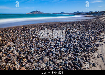 Strand von Cabo Pulmo, Baja California Sur, Mexiko Stockfoto