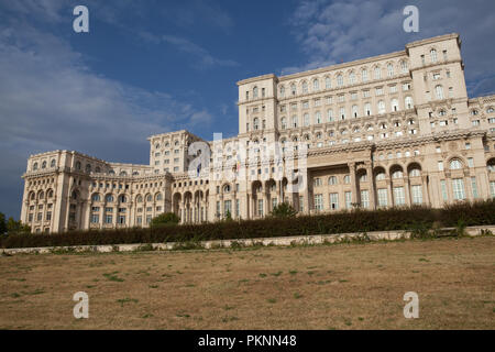 Parlamentspalast in Bukarest Stockfoto