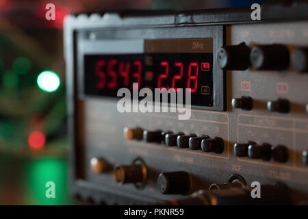 Elektronische Messgeräte anzeigen. Stockfoto