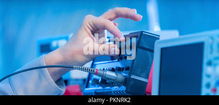 Elektronik Messgeräte. Stockfoto