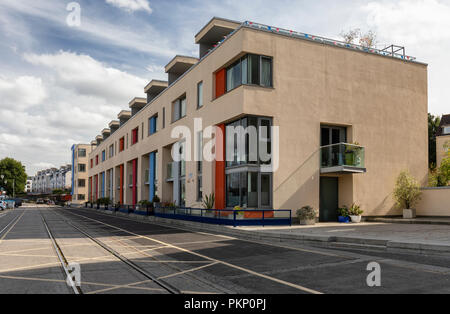 Merchants Row, Apartments am Hafen von Bristol, Museum Street, City of Bristol, England, VEREINIGTES KÖNIGREICH Stockfoto