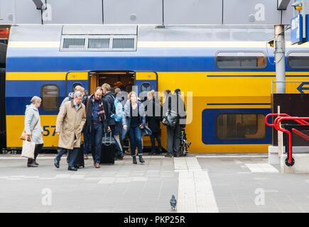Utrecht, Niederlande - 16 November 2017 - Utrecht Centraal Bahnhof Stockfoto