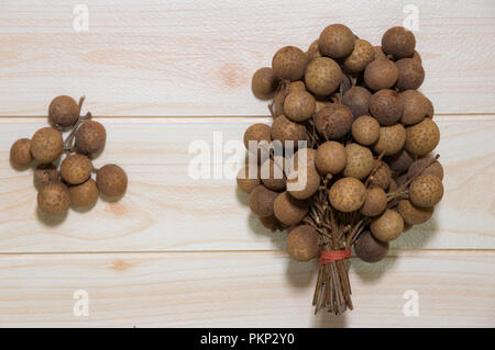 Logans Früchte im tropischen Südostasien, Vietnam gewachsen. Logans Bild für Werbung, Marketing, Design, Verkauf ... Stockfoto