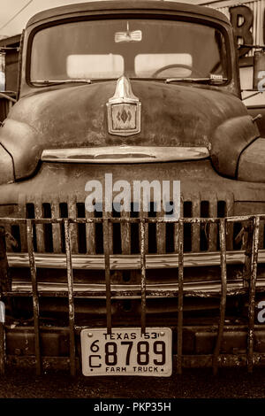 Alte Lkw, Texas, USA Stockfoto