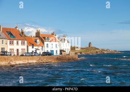 St Monans Dorf und Windmühle Fife in Schottland. Stockfoto