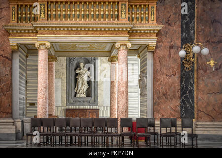 Rom ist die Hauptstadt von Italien. Die Vatikanstadt ist ein unabhängiges Land innerhalb der Stadtgrenzen von Rom. Stockfoto