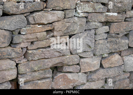 Traditionelle Trockenmauern Wand Lancashire Stockfoto