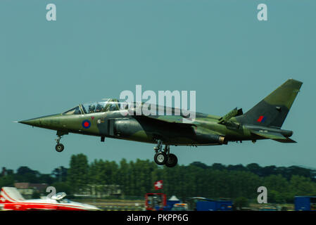 Royal Air Force, RAF Dassault/Dornier Alpha Jet Trainer Flugzeug ZJ648. QinetiQ Testflugzeug. Alpha Jet A Ex der deutschen Luftwaffe Stockfoto