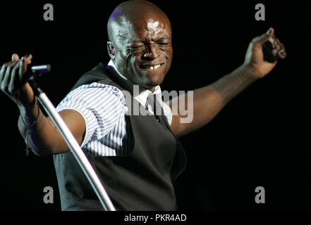 Dichtung führt im Konzert im Fillmore Miami Beach in Miami Beach, Florida, am 22. April 2009. Stockfoto