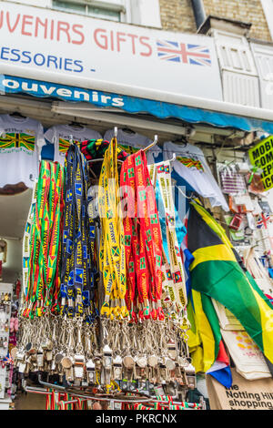 Eine typische Ansicht in Notting Hill in London. Stockfoto