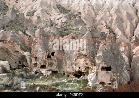 Zelve Open Air Museum, Kappadokien, Türkei Stockfoto