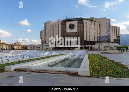 National Palast der Kultur im Nationalen Kulturpalast Park, Sofia, Bulgarien. Stockfoto