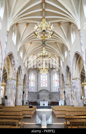 St. Andrew's Römisch-katholische Kathedrale im Stadtzentrum von Glasgow, auf Clyde Street, in Schottland, Großbritannien Stockfoto