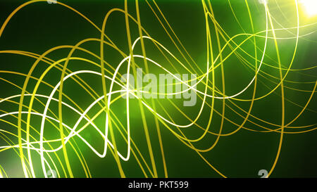 Leuchtende Linien abstrakt Hintergrund für Party, Urlaub und Feiern. 8K Ultra HD-Auflösung mit 300 dpi Stockfoto