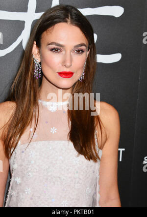 Keira Knightley 007 besucht die Premiere der Bleecker Street Media's 'Colette' an Samuel Goldwyn Theater, am 14. September 2018 in Beverly Hills, Kalifornien Stockfoto