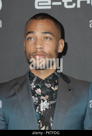 West Hollywood, Kalifornien, USA. 14 Sep, 2018. Kendrick Sampson, bei Audi feiert den 70 Emmys an der Kimpton La Peer Hotel in West Hollywood, Kalifornien, am 14. September 2018. Credit: Faye Sadou/Medien Punch/Alamy leben Nachrichten Stockfoto