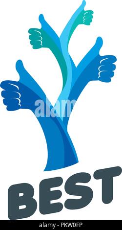 Vektor-Logo wie Stock Vektor