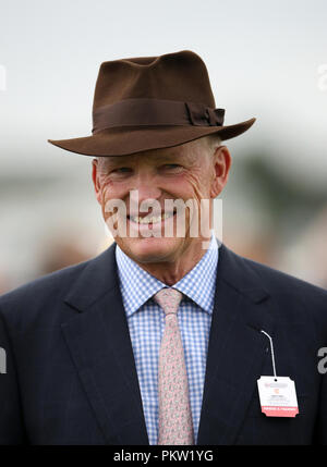 Trainer John gosden bei Tag vier der 2018 William Hill St Leger Festival in Doncaster Racecourse, Doncaster. Stockfoto