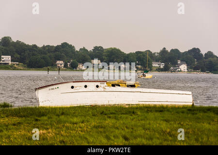 Boot Mystic, Connecticut, USA Stockfoto