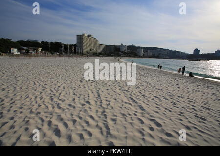 Sand Beach Szenen in shirahama Stockfoto