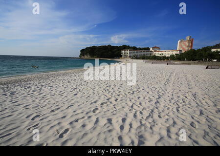 Sand Beach Szenen in shirahama Stockfoto