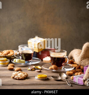 Niederländische urlaub Sinterklaas festlichen Frühstück Stockfoto