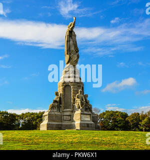 National Monument der Vorfahren -, Plymouth, MA Stockfoto