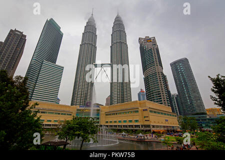 Petronas Towers, Kuala Lumpur, Malaysia. Stockfoto