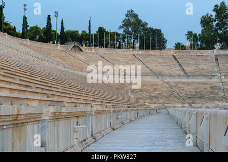 Panathenaic Kallimarmaro Stadion oder in Athen, Griechenland Stockfoto