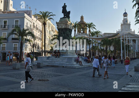 Cádiz Stadt Zentrum Landschaft. Andaluzia, Spanien Stockfoto