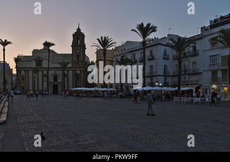 Cádiz Stadt Zentrum Landschaft. Andaluzia, Spanien Stockfoto