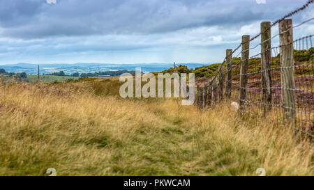 Blick von oben der Horseshoe Pass Stockfoto