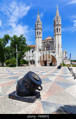 In der See- oder Navy Museum aka Museu De Marinha in Belem, Lissabon, Portugal. Integriert in das Kloster Jeronimos Gebäude Stockfoto