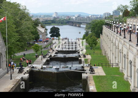Blick auf die Stadt Ottawa Stockfoto