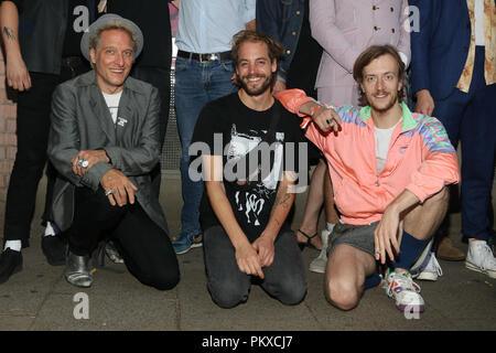 War Premiere des o-von Da'im Abaton Kino in Hamburg bietet: Bela B Felsenheimer, Mathias Bloech, Felix Maria Zeppenfeld Wo: Hamburg, Deutschland Wann: 15 Aug 2018 Quelle: Becher/WENN.com Stockfoto