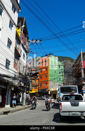 Favelas in der Welt, Slum in Rio de Janeiro, Brasilien Südamerika Stockfoto