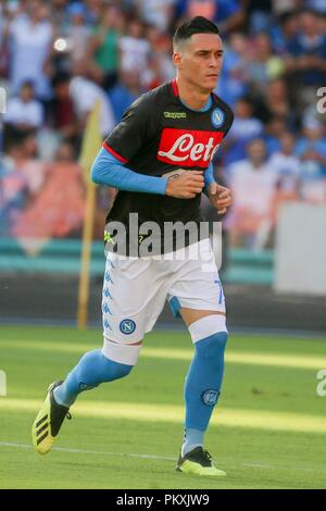 Kampanien, Italien. 15. September 2018. Italienische Serie A Fußballspiel Napoli - Fiorentina im Stadion San Paolo in Foto JOSE' CALLEJON Credit: Antonio Balasco/Alamy leben Nachrichten Stockfoto