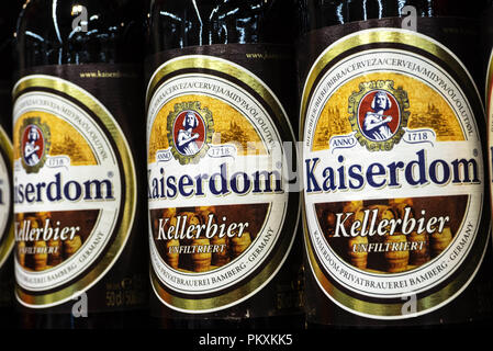 Kiew, Ukraine. 13 Sep, 2018. Kaiserdom Pilsener im Laden gesehen. Quelle: Igor Golovniov/SOPA Images/ZUMA Draht/Alamy leben Nachrichten Stockfoto