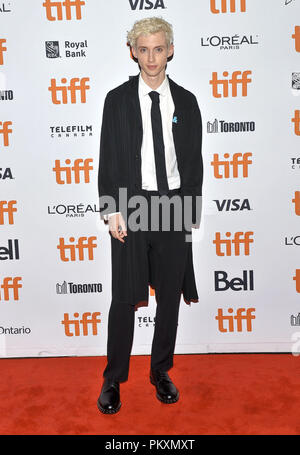 Toronto, Ontario, USA. 11 Sep, 2018. 11. September 2018 - Toronto, Ontario, Kanada - troye Sivan. ''Junge Gelöscht'' Premiere - 2018 Toronto International Film Festival in der Prinzessin von Wales statt. Photo Credit: Brent Perniac/AdMedia Credit: Brent Perniac/AdMedia/ZUMA Draht/Alamy leben Nachrichten Stockfoto