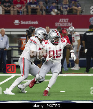 Arlington, Texas, USA. 15 Sep, 2018. Ohio Zustand Spieler #25'' KAVONTAE TURPIN'' WR gewann an Sicherheit. Credit: Hoss McBain/ZUMA Draht/Alamy leben Nachrichten Stockfoto