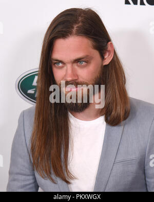 Beverly Hills, Kalifornien, USA. 15 Sep, 2018. TOM PAYNE besucht die 2018 BAFTA Los Angeles BBC America TV Tea Party im The Beverly Hilton in Beverly Hills. Credit: Billy Bennight/ZUMA Draht/Alamy leben Nachrichten Stockfoto