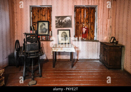 Stalins geheimen unterirdischen Printing House, in Tiflis, Georgien. Stockfoto