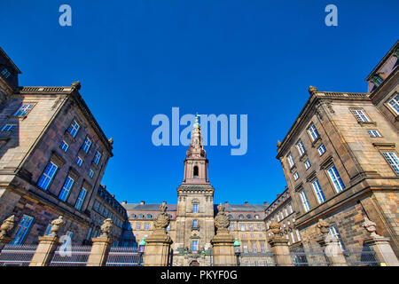 Schloss Christiansborg in Kopenhagen Stockfoto