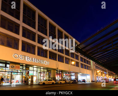 München, München: Bahnhofsgebäude Ostbahnhof, Oberbayern, Oberbayern, Bayern, Bayern, Deutschland Stockfoto