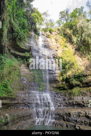 Waterfal von Juan Kurioses in der Nähe von San Gil und Barichara, Kolumbien Stockfoto