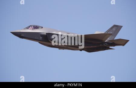 Warenkorb US Air Force F-35B Joint Strike Fighter 2018 Royal International Air Tattoo Stockfoto