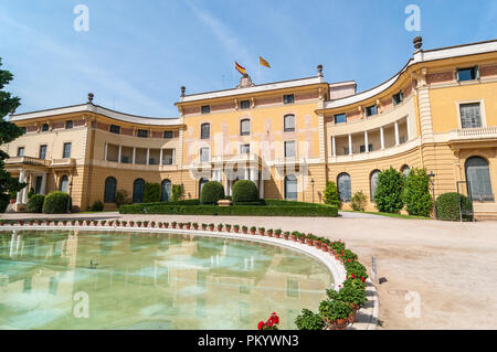 Pedralbes Royal Palace, Barcelona, Katalonien, Spanien Stockfoto