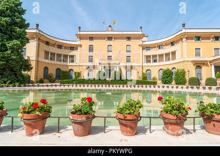 Pedralbes Royal Palace, Barcelona, Katalonien, Spanien Stockfoto