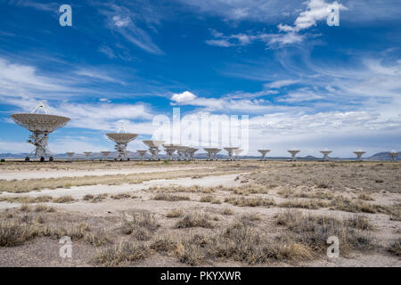 In Socorro, New Mexico entfernt. Foto auf einem Sonnig Leicht bewölkt Tag genommen. Stockfoto